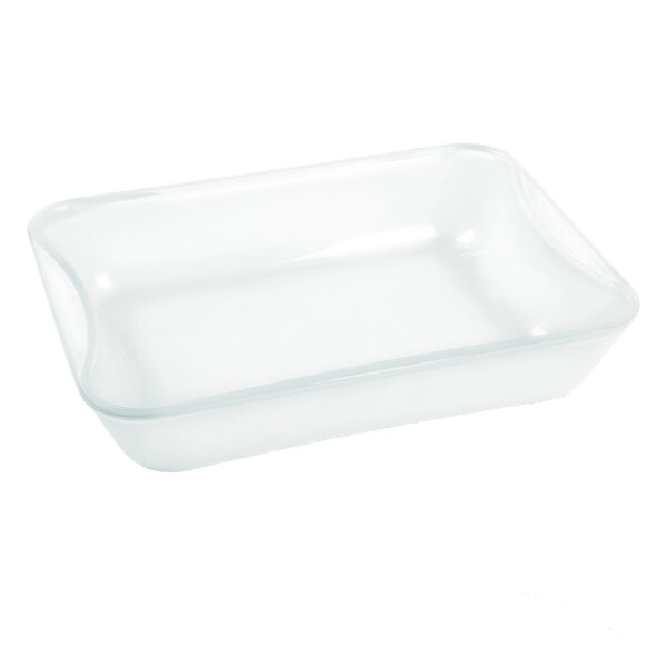 تابه مستطیل شیشه ای 35*27 سانتیمتر 3.5 لیتر سفید کوکینگ پلی آو کالرز 005102003 - تصویر 1