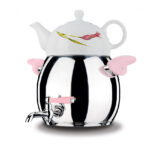 سماور رو گازی 1.0 + 4.0 لیتر استیل ماکسیما دایموند کرکماز 020-01