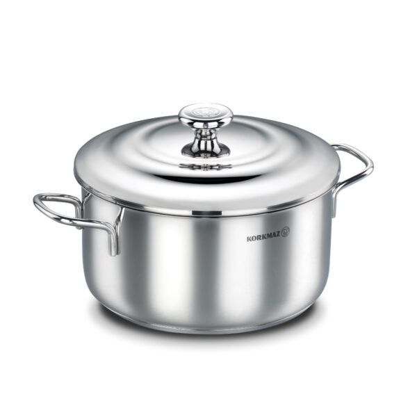 قابلمه 24 سانتیمتر استیل دروپا کرکماز 1063 - تصویر 1