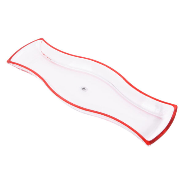 1214485-Walther-Glass.jpg سینی بلوری 41.5 سانتیمتر قرمز وینکس والترگلس 1214485 - تصویر 1