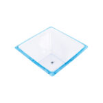 کاسه بلور 22.5 سانتیمتر آبی اسکوار والترگلس 1214674