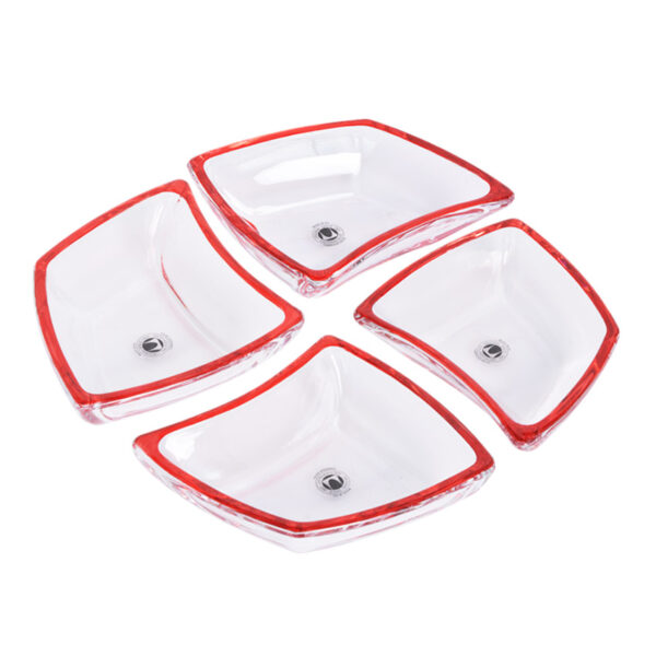 اردورخوری بلور 15 سانتیمتر قرمز دیپ والترگلس 1217110 - تصویر 1