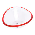 کاسه بلور 23 سانتیمتر قرمز ویو والترگلس 1217771