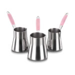 سرویس قهوه جوش 3+4+5 فنجان استیل فلورا کرکماز 126-01