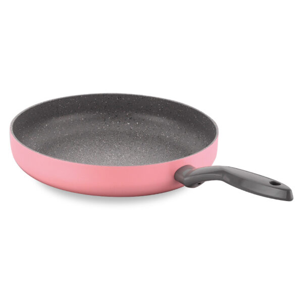 تابه گرانیت 22 سانتیمتر 1.25 لیتر صورتی میا مانولیا کرکماز 1314 - تصویر 1