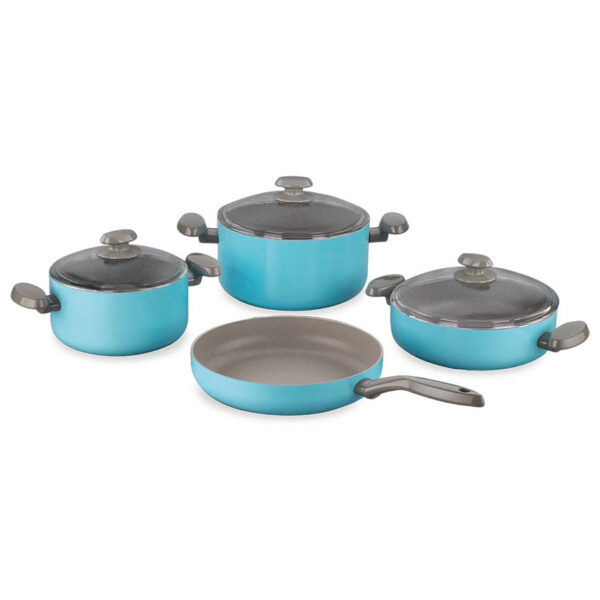 سرویس قابلمه گرانیت 7 پارچه آبی میا الگانت کرکماز 1326 - تصویر 1