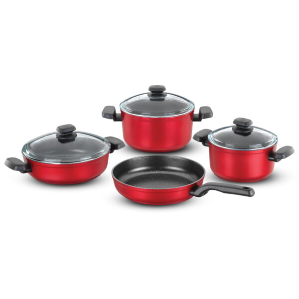 سرویس گرانیت 7 پارچه قرمز ارنلا کرکماز 1349 - تصویر 1