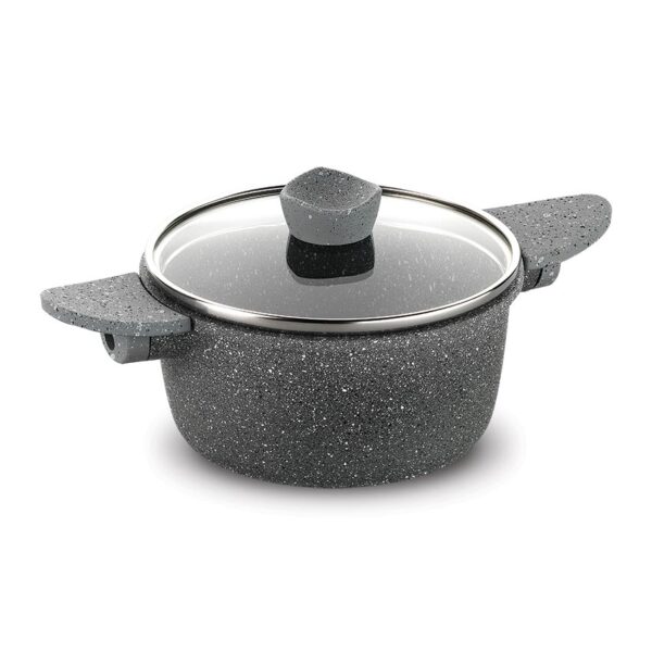 قابلمه گرانیت 12 سانتیمتر 0.7 لیتر طوسی بامینو کرکماز 1494 - تصویر 1