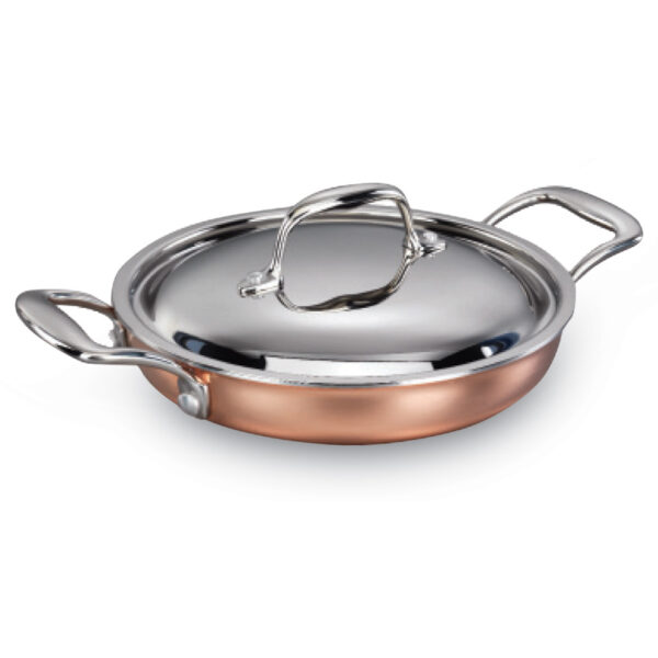 املت پز 18 سانتیمتر استیل دیوانی کرکماز 1535 - تصویر 1