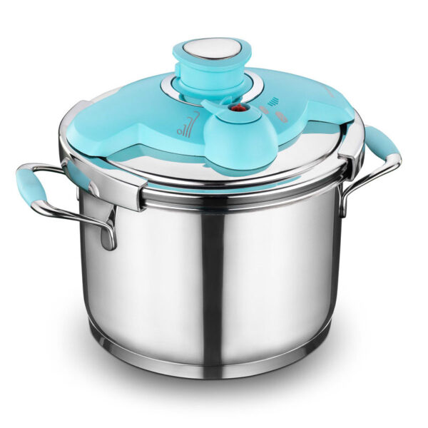 زودپز 6.0 لیتر استیل فلورا کرکماز 159-04 - تصویر 1