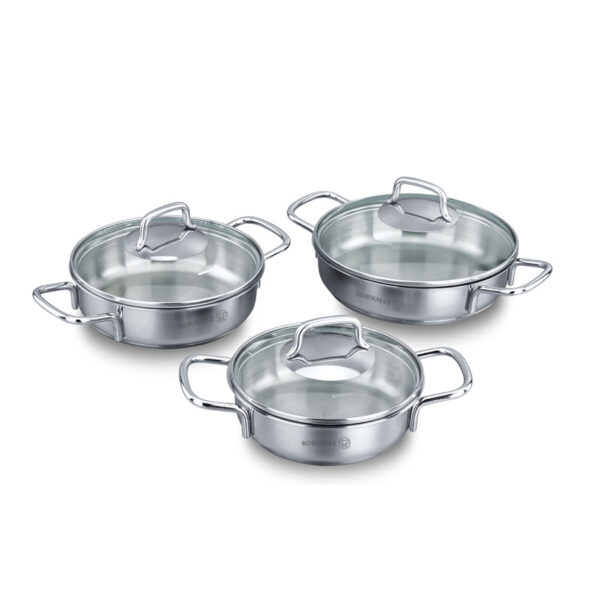 سرویس املت پز 6 پارچه استیل پرلا کرکماز 1675 - تصویر 1