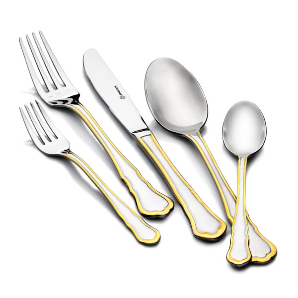 سرویس قاشق و چنگال 89 پارچه استیل ویولا کرکماز 2324 - تصویر 1