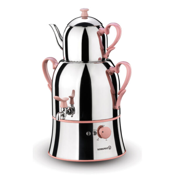 سماوربرقی 2000 وات 1.2 + 3.0 لیتر استیل نوستا کرکماز 338-01 - تصویر 1