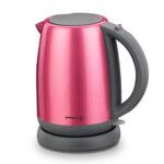 کتری برقی 2200 وات 1.7 لیتر صورتی انرژی کرکماز 394-03