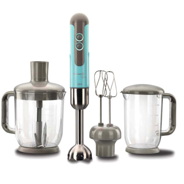 سرویس همزن سر استیل 850 وات آبی میا مگ اکرکماز 447-03 (گوشت کوب برقی) - تصویر 1