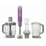 سرویس همزن سر استیل 850 وات صورتی میا مگا کرکماز 447-04 (گوشت کوب برقی)