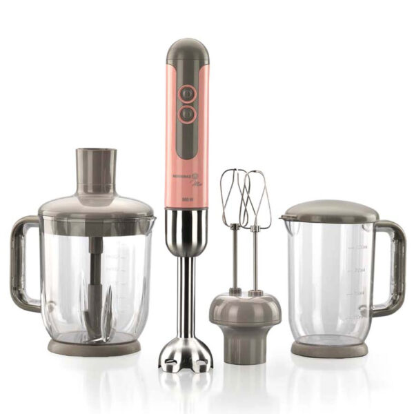 سرویس همزن عصایی 850 وات صورتی میا مگا کرکماز 447 (گوشت کوب برقی) - تصویر 1