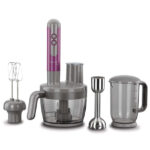 سرویس همزن سر استیل 1300 وات بنفش میا کرکماز 457-01 (گوشت کوب برقی)