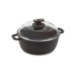 قابلمه نچسب 20*8.5 سانتیمتر 1.3 لیتر مشکی لیدز ریوالد 70002