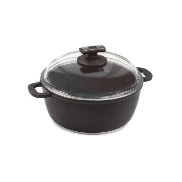 قابلمه نچسب 24*10.5 سانتیمتر 4.4 لیتر مشکی لیدز ریوالد 70004 - تصویر 1