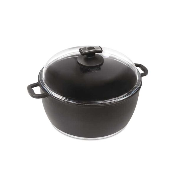 قابلمه نچسب 28*15 سانتیمتر 6.25 لیتر مشکی لیدز ریوالد 70006 - تصویر 1