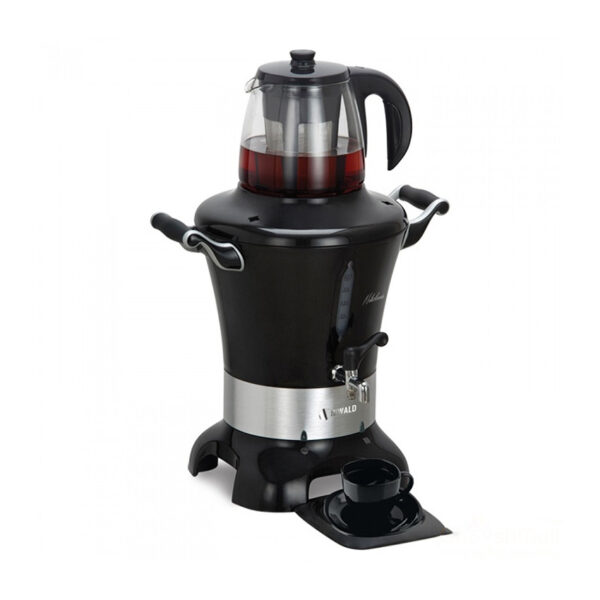 سماور برقی 1800 وات 1.2 + 3.5 لیتر مشکی نیکولاس ریوالد 800217 - تصویر 1