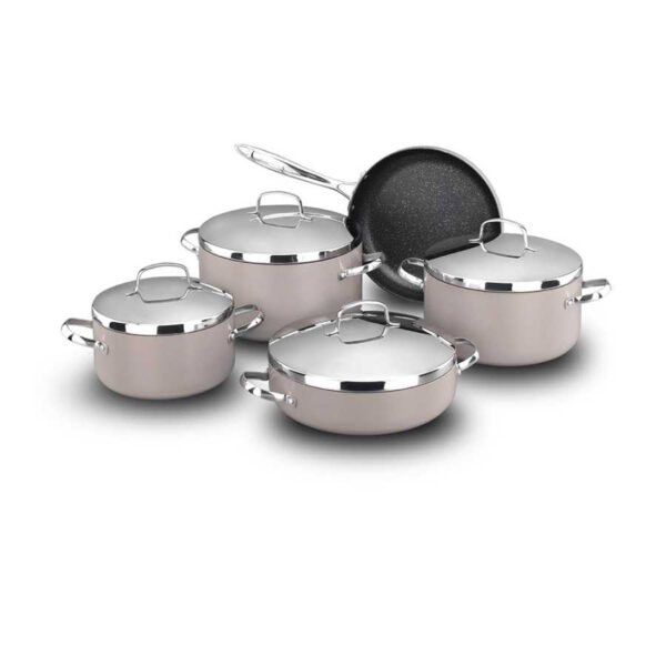 سرویس قابلمه گرانیت 9 پارچه تاپلاس کرکماز 1369 - تصویر 1