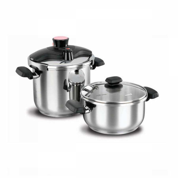 زودپز دو قلو 4.0 + 7.0 لیتر استیل ویتا کرکماز 158 - تصویر 1