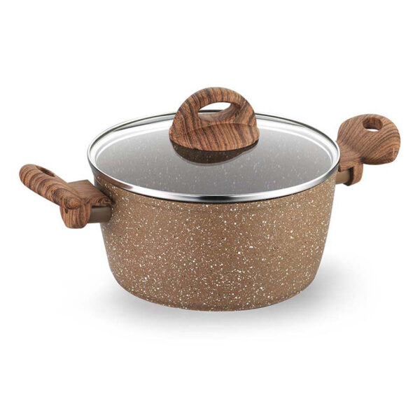 قابلمه گرانیت 24 سانتیمتر 5.5 لیتر برونی کرکماز 1662 - تصویر 1