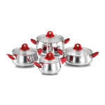 سرویس قابلمه 8 پارچه استیل رزا کرکماز 1913