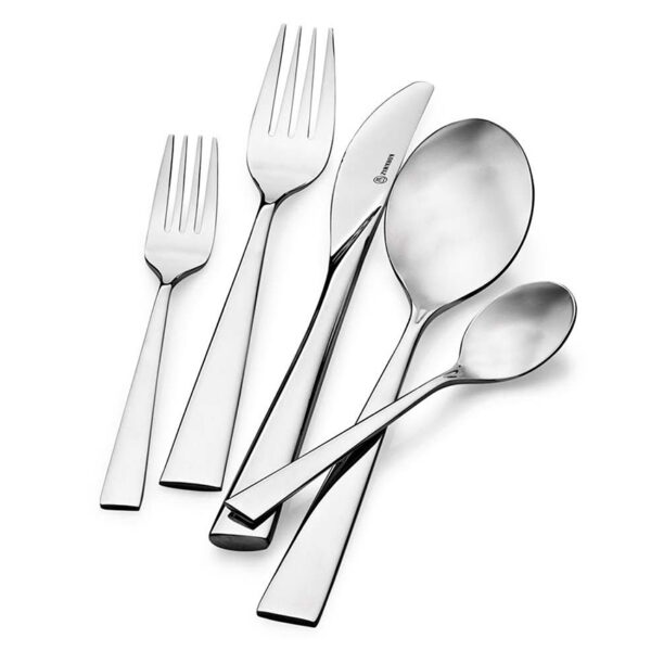 سرويس قاشق و چنگال 89 پارچه استیل شدو کرکماز 2525 - تصویر 1