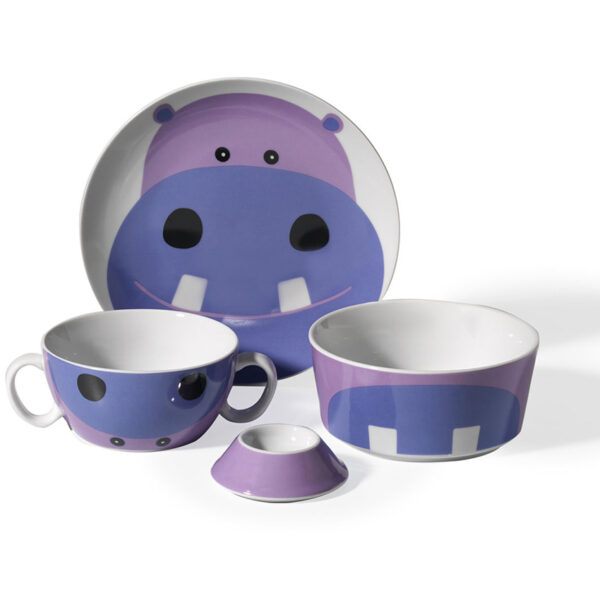 سرويس چيني كودك 4 پارچه بنفش بامبینو کرکماز 730 - تصویر 1