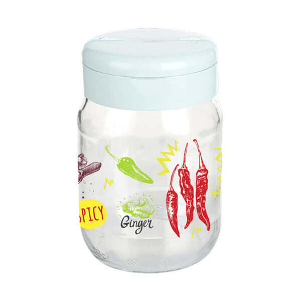 جا ادویه شیشه ای استوانه ای تیتیز KC-207 - تصویر 1