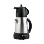 چای ساز برقی 1650 وات 0.7 + 1.5 لیتر استیل مات مجیک ریوالد 800906