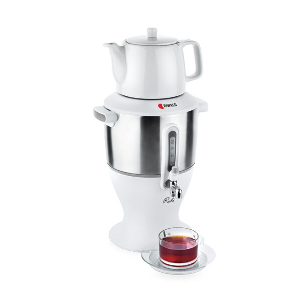 سماور برقی 2000 وات 1.0 + 3.0 لیتر استیل مات رابی ریوالد 800204 - تصویر 1