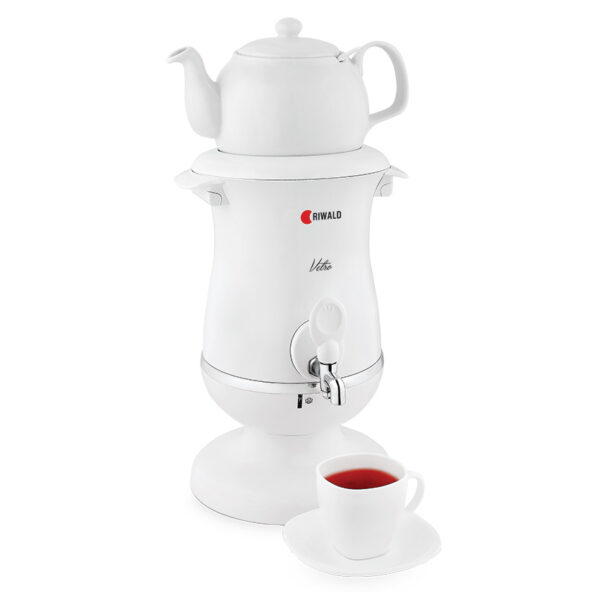 سماور برقی 0.9 + 2.5 لیتر سفید وترو ریوالد 800201 - تصویر 1