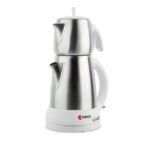 چای سازبرقی 1650 وات 0.7 + 1.5 لیتر استیل یلو ریوالد 800902