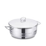 قابلمه کوتاه 32*13.0 سانتیمتر 10.0 لیتر استیل براق مگا کرکماز 1943