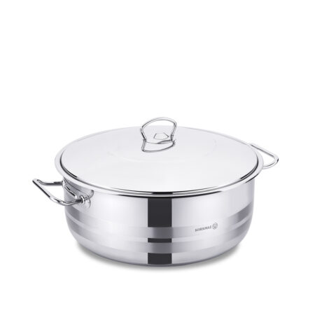 قابلمه کوتاه 32*13.0 سانتیمتر 10.0 لیتر استیل براق مگا کرکماز 1943