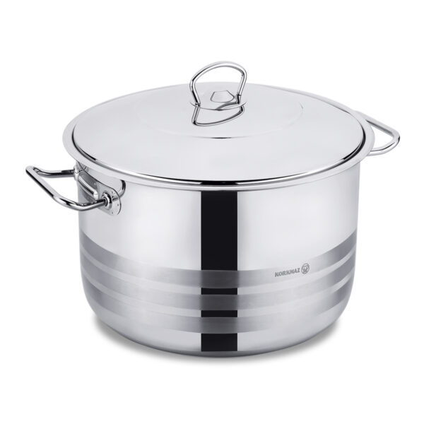 قابلمه 40*26 سانتیمتر 30.0 لیتر استیل براق مگا کرکماز 1948