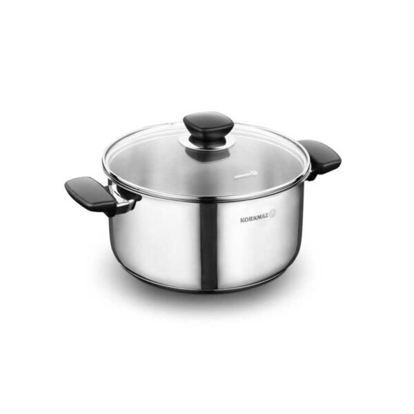 قابلمه 20*10.0 سانتیمتر 3.0 لیتر استیل براق کاپا کرکماز 1685-1