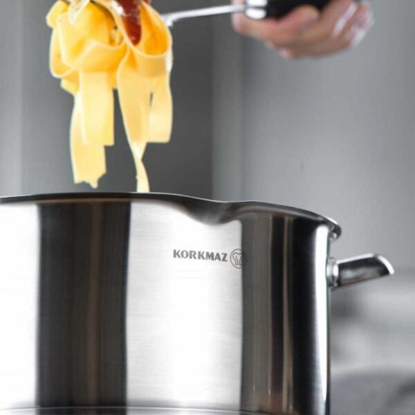 سرویس قابلمه 8 پارچه استیل مات استیما کرکماز 1999