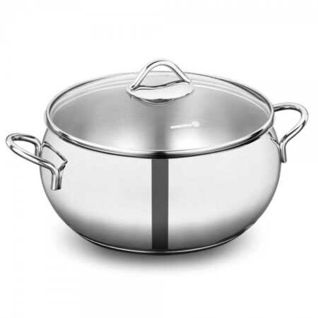 قابلمه 24*12.0 سانتیمتر 5.5 لیتر استیل براق تامبیک کرکماز 1075