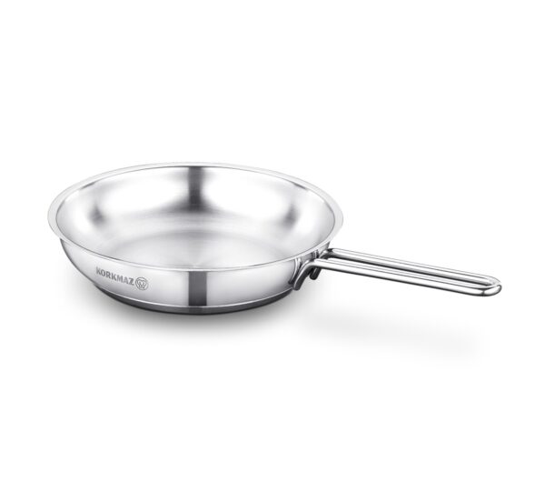 تابه 28*5.5 سانتیمتر 2.7 لیتر استیل براق تامبیک کرکماز 1081