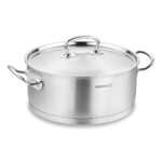 قابلمه کوتاه پرولاین 28*12.0 سانتیمتر استیل کرکماز 1171