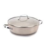 قابلمه کوتاه نچسب 26*7 سانتیمتر 3.5 لیتر بژ گرانیتا کرکماز 1263