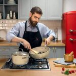 قابلمه کوتاه نچسب 28*7.5 سانتیمتر 4.0 لیتر بژ گرانیتا کرکماز 1264 - تصویر 3