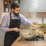 تابه گریل مربع 28*28 سانتیمتر بژ گرانیتا کرکماز 1268 - تصویر 2