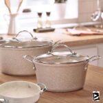 تابه گریل مستطیل 35*25 سانتیمتر 3.2 لیتر بژ گرانیتا کرکماز 1269 - تصویر 2