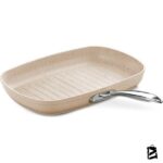 تابه گریل مستطیل 35*25 سانتیمتر 3.2 لیتر بژ گرانیتا کرکماز 1269